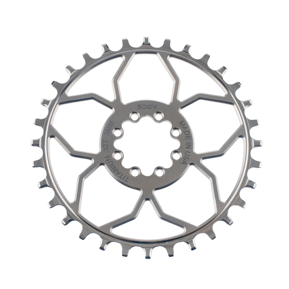 5DEV 8 Bolt Titanium Chainring - T-Type – LSK-SPROTS